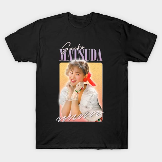 Seiko Matsuda / Retro 80s Fan Art Design T-Shirt by DankFutura